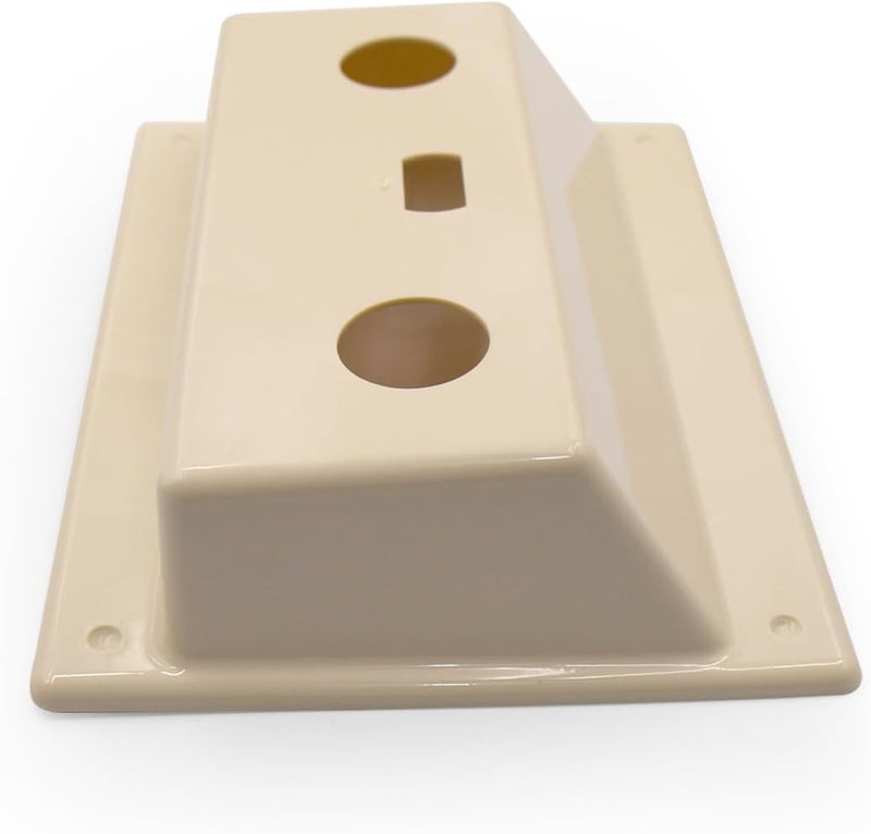 DSRTLP RV Faucet Bezel Stand Off Faucet Cover for Camper Van Travel Trailer Motorhome Shower Plate Replacement White (Parchment Bezel) - Image 5